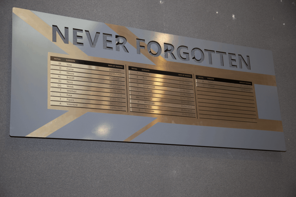 Indawo Memorial Wall20201